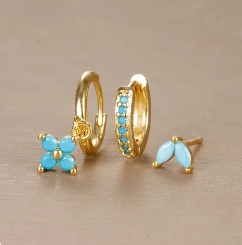Bellina | Set van gouden oorringen met elegant design