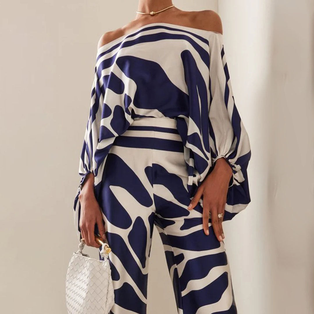 EVELI ™ | Elegante Satijnen Tweedelige Set Dames