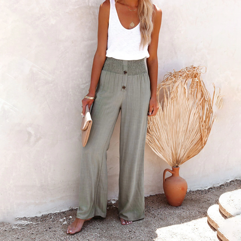 FARA | Stijlvolle Hoge Taille Broek