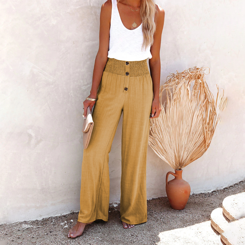 FARA | Stijlvolle Hoge Taille Broek