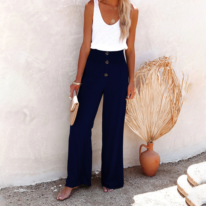 FARA | Stijlvolle Hoge Taille Broek