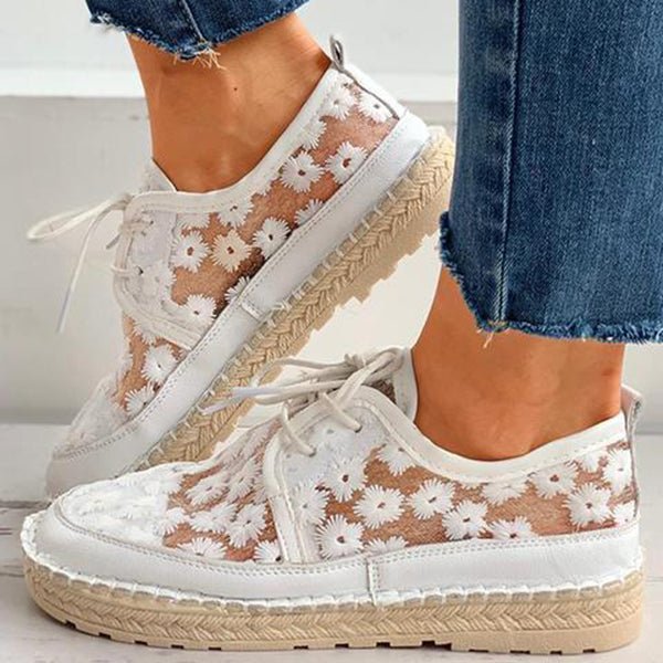 JUDE | Luchtige schoen met bloemendessin