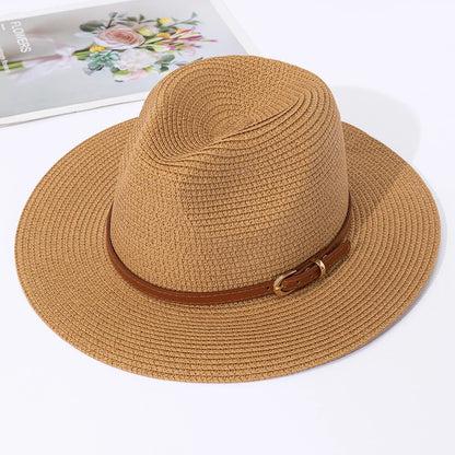 Silvia | Stro Hoed met elegante details