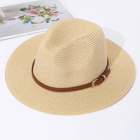 Silvia | Stro Hoed met elegante details