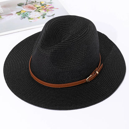 Silvia | Stro Hoed met elegante details