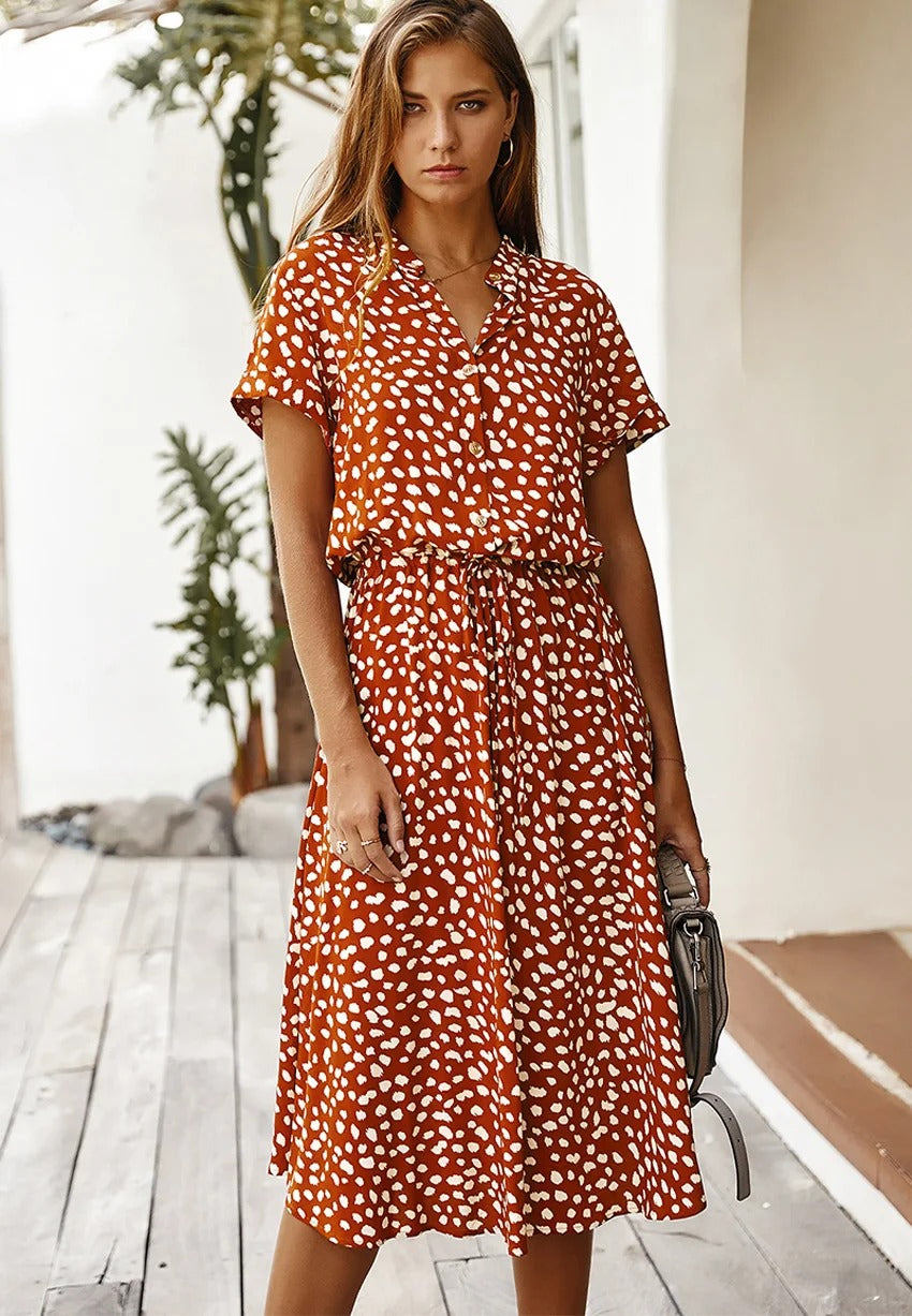 NARYN  | Vintage flatterende zomer jurk